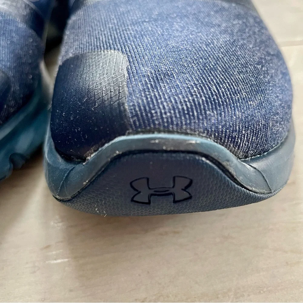 Under Armour Women’s Charged Bandit 3 Midnight Blue Athletic Running Shoes Sz 8